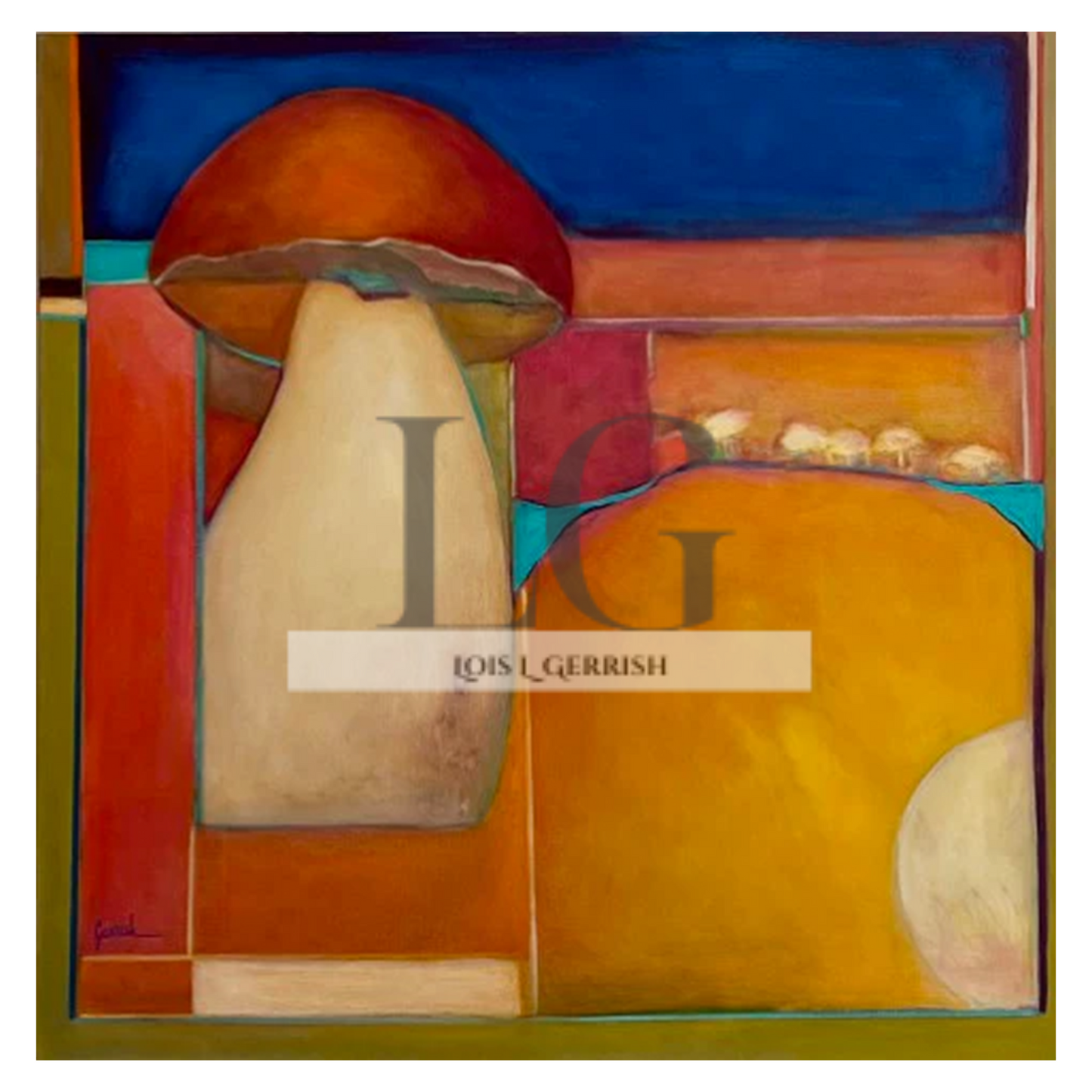 Large Abstract Mushroom