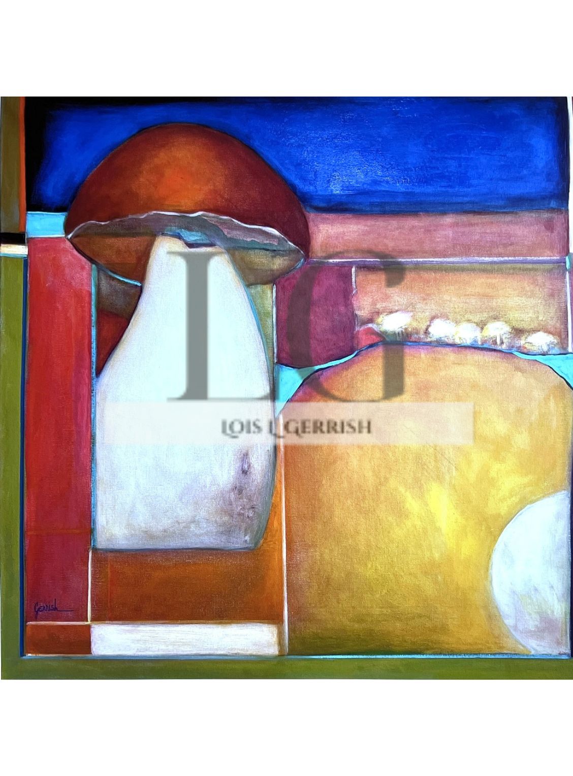 Large Abstracted Mushroom