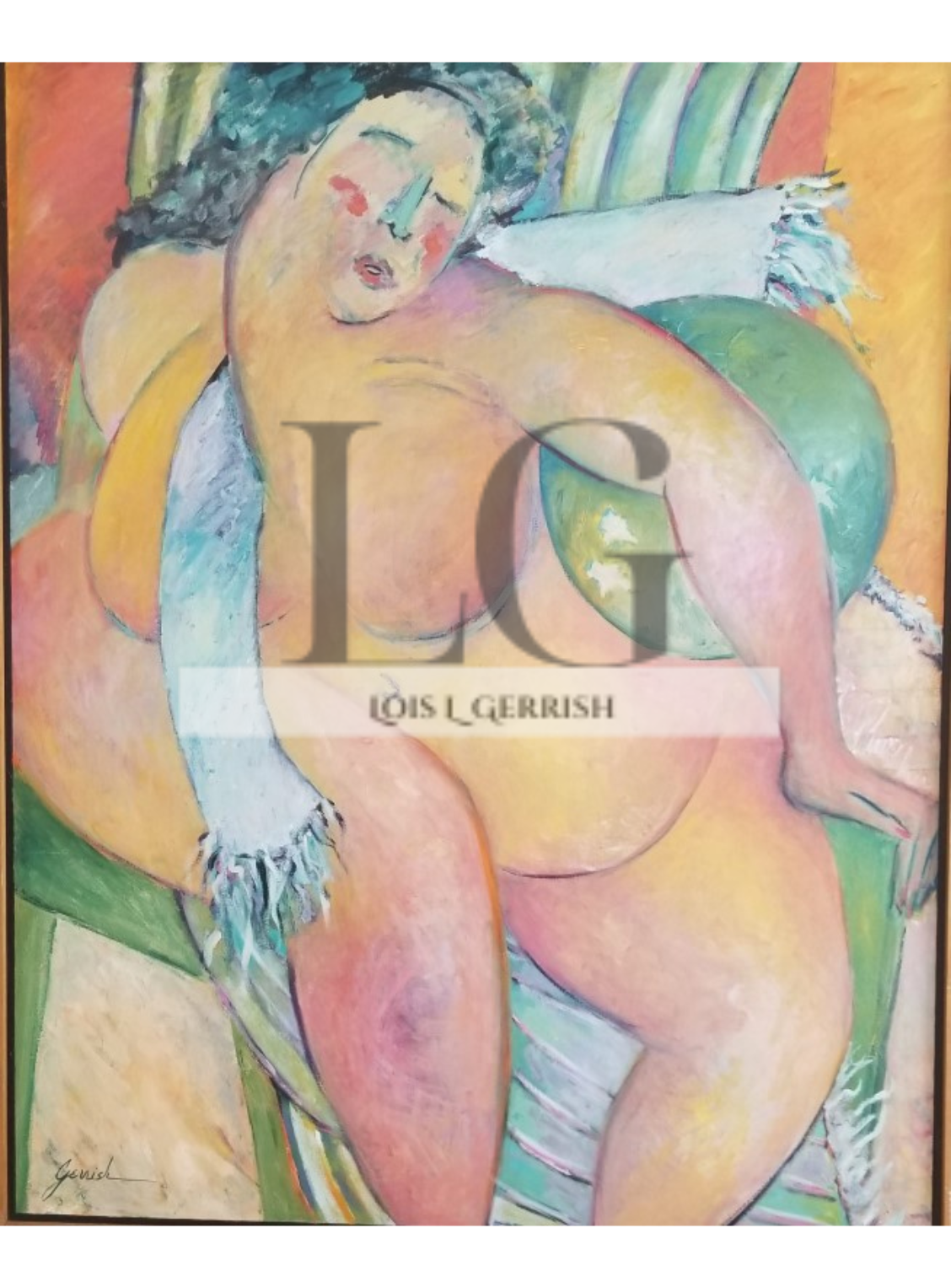 Nude with Beach Ball Price on Request