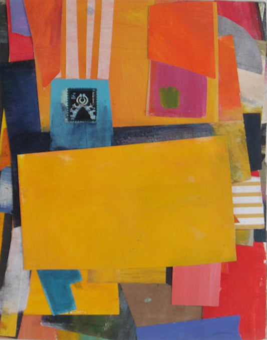 Abstract Collage Painting I