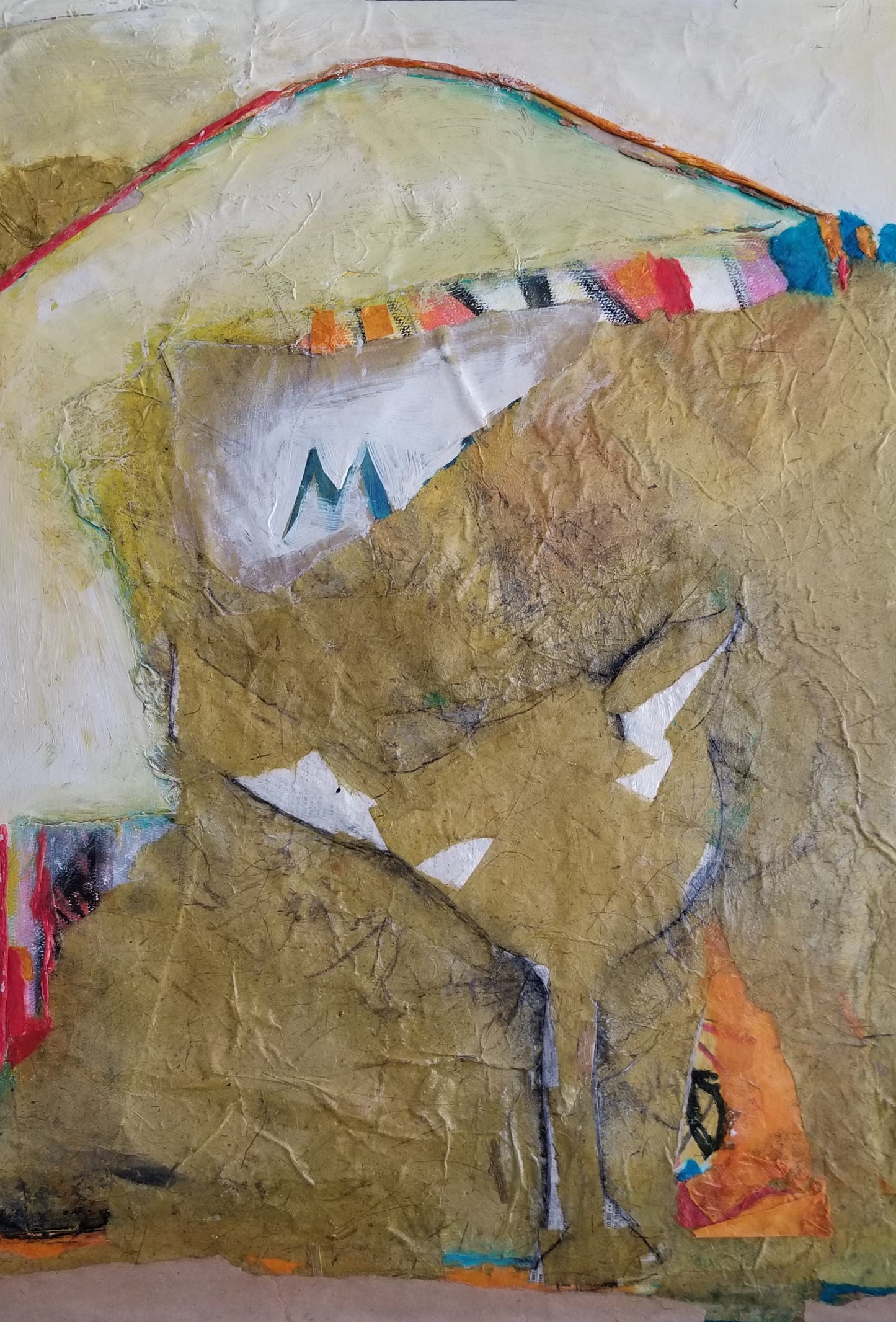 K2 Mountain With Prayer Flags